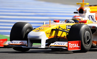 Fernando Alonso marcó el mejor tiempo en Jerez.