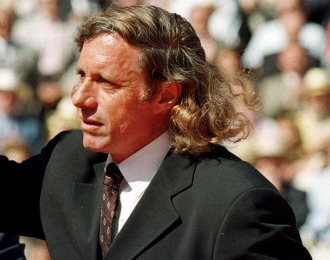 El ex tenista argentino Guillermo Vilas
