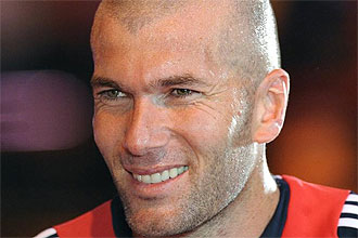 Zidane, en un partido de exhibicin