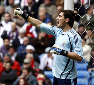Casillas, en el Real Madrid 2-0 Valladolid.