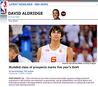 Reportaje de NBA.com sobre el draft'09