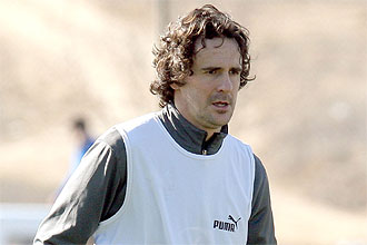 Jos Antonio Garca Calvo, en un entrenamiento del Valladolid