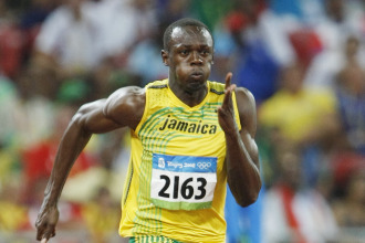 Bolt en los pasados Juegos Olmpicos de Pekn.