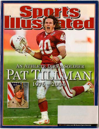 'Sports Illustrated', como tantos medios, dedic a Pat Tillman su portada tras su muerte