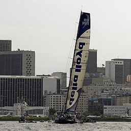 El 'Delta Lloyd' durante una etapa de la Volvo Ocean Race