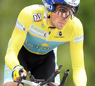 Alberto Contador, durante la Vuelta al Pas Vasco