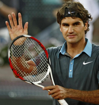 Federer da las gracias a la aficin madrilea