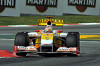 Alonso, durante el pasado Gran Premio de Espaa