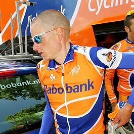 Ramussen durante el Tour de Francia de 2007