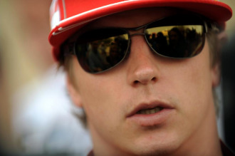 El piloto de Ferrari Kimi Raikkonen
