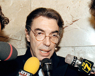 Moratti durante una comparecencia ante la prensa
