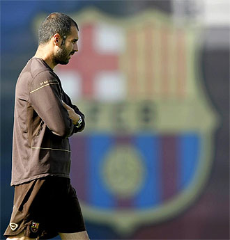 Pep Guardiola, técnico del FC Barcelona.