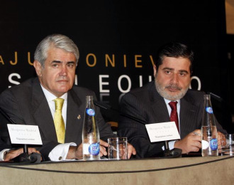 Carlos González, junto a Juan Onieva en la presentación de su candidatura.