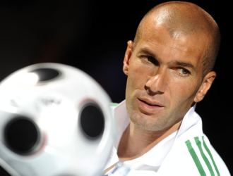 Zidane, en un acto ptomocional.