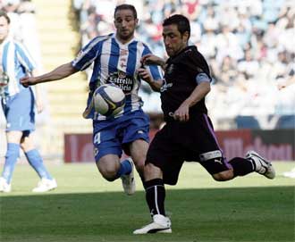 Pablo lvarez, en un partido contra el Valladolid.