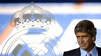 El nuevo tcnico del Real Madrid, Manuel Pellegrini.