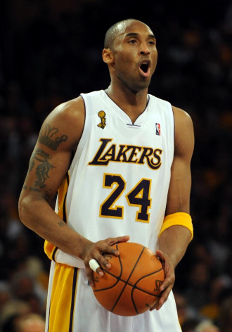 Kobe Bryant, en acci�n con los Lakers