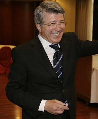 Enrique Cerezo, presidente del Atltico de Madrid