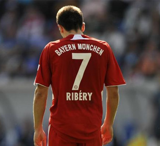 Ribry, en uno de sus ltimos partidos en el Bayern