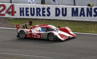 Nicolas Prost, con un Lola en las 24 horas de Le Mans