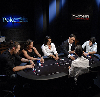 Un momento de la partida de Pokerstars