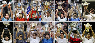 los 14 'grandes' de Federer