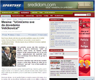 La noticia de sportske.net