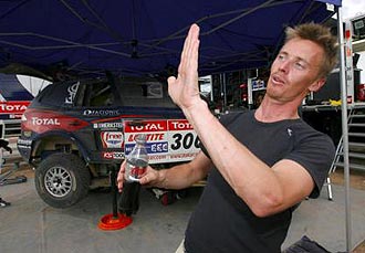 Guerlain Chicherit durante el Dakar de 2009.
