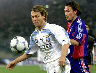 Nedved, durante su etapa como jugador de la Lazio