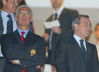 Beckenbauer y Florentino Prez.