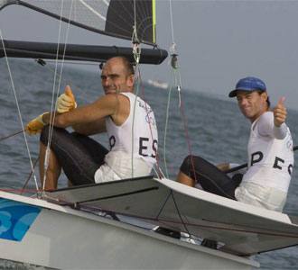 ker Martnez y Xavi Fernndez, en los Juegos Olmpicos de Pekn 2008