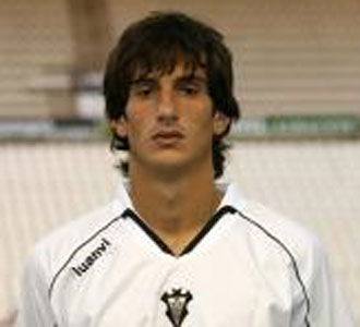 Fran Moreno, en su presentacin como nuevo jugador del Albacete en la temporada 07-08