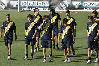 El Espanyol se entrena en la Ciudad Deportiva de Sant Adrin