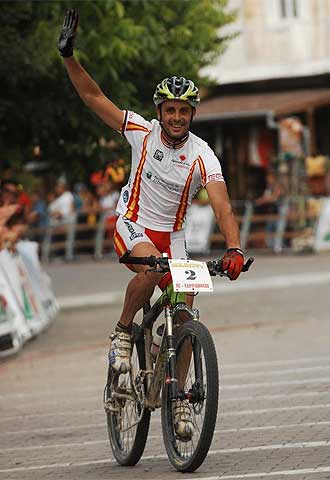 Jos Antonio Hermida se proclama campen de Europa de Mountain Bike en 2007.