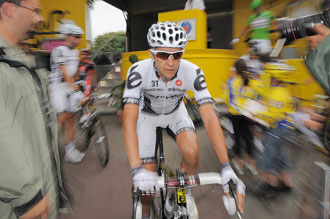 Carlos Sastre, ciclista madrileo
