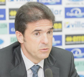 Gonzalo Arconada, entrenador del Numancia