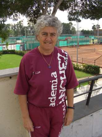 Carmen Perea en la Academia Snchez-Casal de Barcelona.