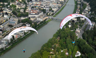 Una imagen de la Red Bull X-Alps.