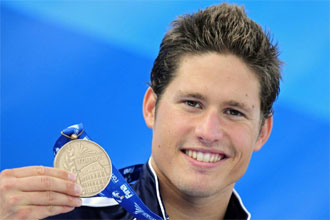 Wildeboer posa con su medalla de bronce en los Mundiales de Roma.