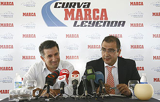 Jorge Martnez Aspar y Juan Ignacio Gallardo durante la presentacin