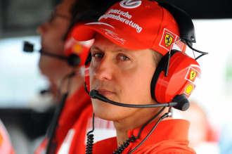 El piloto alemán Michael Schumacher, como consejero de Ferrari.