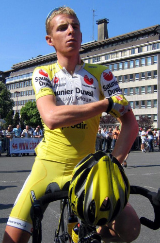 Riccardo Ricc en su etapa en el Saunier Duval.
