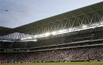 El estadio de Cornellá-El Prat, en su inauguración.