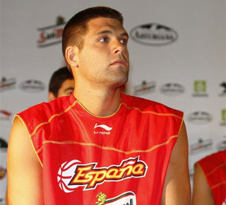 Felipe Reyes, en la presentacin de la Seleccin espaola de Baloncesto que ir al Eurobasket de Polonia