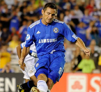 Franck Lampard, en un partido con el Chelsea durante la pasada temporada