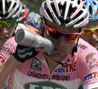 Di Luca en el pasado Giro de Italia.