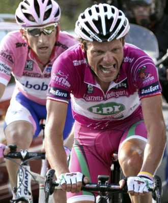 Di Luca en el pasado Giro de Italia.