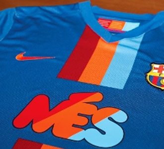 As es la camiseta que lucir el Barcelona en el Gamper.