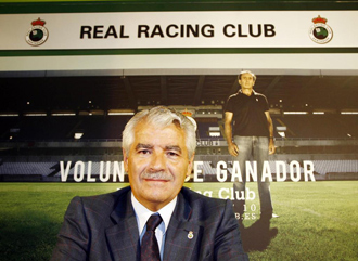 Francisco Perna, presidente del Racing de Santander