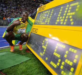 Cunto durar el 9,58 de Bolt?